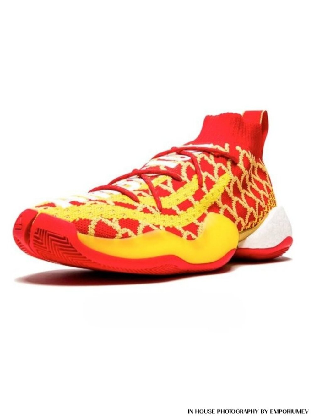 Adidas x Pharrell EE8688 Crazy BYW Chinese New Year Red/Yellow Men 10US Sneakers